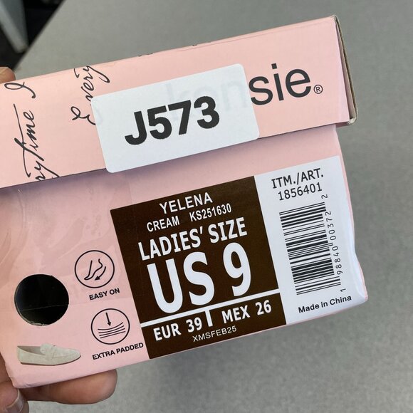 NEW Kensie Women's US 9 Yelena Cream Loafers - Picture 7 of 7